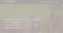 Desktop Screenshot of klickclack.com